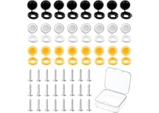 48 Pcs 304 Stainless Steel car number plate screws and caps, License Plate Screw Caps Car License Plate Fixing Devices,number