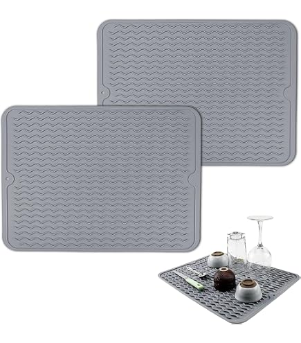 Tappetino scolapiatti assorbente XL girasoli scolapiatti nero
