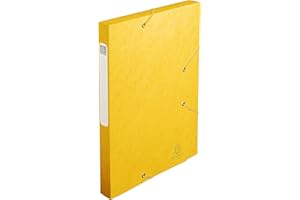 EXACOMPTA Boite de Classement Livree a Plat Cartobox Dos 25mm Carte Lustree Nature Future, 25 pezzi