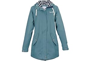 Regenliebe Damen Regenmantel | Friesennerz tailliert | gestreiftes Innenfutter | winddicht und wasserdicht