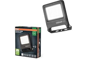 OSRAM Proiettore LED ENDURA FLOOD PC 50W, bianco freddo 4000K, 5000 lumen, proiettore IP65 per grandi aree, alluminio riciclato, efficienza 100 lm/W