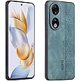 XINYEXIN Cover per Oppo A98 5G, Traslucida Custodia Antiurto Antigraffio con Supporto Anello a 360°, PC + TPU Bumper Case - Nero