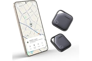 UGREEN FineTrack S Kompatibel mit Samsung SmartThings, Smarttag mit 550 Tagen Batterielaufzeit, Rückwärtssuche des Handys, 7 Tage Verlaufsverfolgung, Bluetooth Tracker für Galaxy Handy (2 Stück)