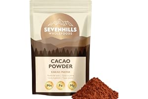 Sevenhills Wholefoods Kakao-/Kakaopulver 1.8kg | Naturlig källa till kalium och mangan