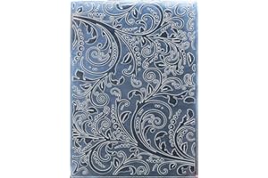 Kwan Crafts leaves plastica goffratura per raccoglitori di scrapbooking e altri lavori di carta, 12.5 x 17.7 cm