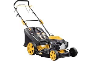 Nemura Tondeuse Thermique Autotractée 146cm3 à Essence pour Pelouse - Fonction Mulching - Hauteur de Coupe 7 Positions - Démarrage Facile - Outillage Jardin - Marque Française