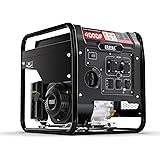 ERAYAK Generatore Di Corrente Silenziato 4000W Generatore di emergenza Inverter con Sensore Olio Modalità ECO Adatto per Camp