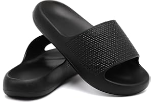 UONESONE Cloud Sliders Women,Mens Sandals Sliders Ultra-Soft Shower Shoes Quick Drying Open Toe Super Soft Comfy Thick Sole Indoor House Slippers Outdoor Beach Sliders