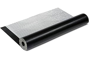 DSTOCK60 - Rouleau 5 Mètres de chape bitume aluminium paxalu – Largeur 1 m – Couvre 5m² - Découpe au mètre - Etanchéité souple pour toiture, cabane, niche...