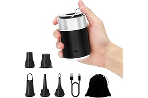 BEAUTYOVO Electric Pump for Inflatables, Portable Air Pump for Paddling Pool with Light/Carry Bag, Cordless Air-Bed Pump to Fast Inflate/Deflate Camp Mattress Air Chair Sofa Pool Float