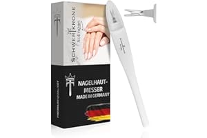 Schwertkrone Solingen - Cuchillo para cutículas con tapa protectora