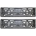 Aksmit High Security Registration Car Number Plate Frame | HSRP Car Number Plate Cover (Front & Rear) | IND Number Plate Frame | Standard Size (51 x 14 cm) for Universal License Plate Covers