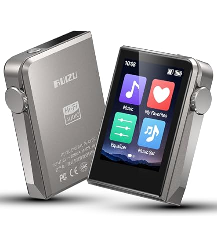 CC Lecteur MP3 Fanvace HiFi Avec Bluetooth 5.3, Lecteur Audio Num