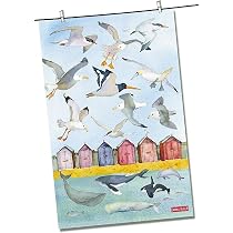 Emma Ball London-Motiv Geschirrtuch Aus 100% Baumwolle – 76 X 48 Cm, Maschinenwaschbar & Perfekt Als Küchenaccessoire Oder Geschenk