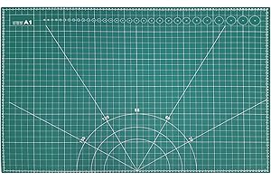 DENNY INTERNATIONAL A1 (900X600MM) Cutting Mat Non Slip Self Healing Printed Grid Art & Craft Design
