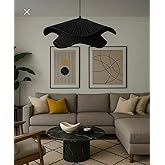AFRALYAHOME TEKLİ SARKIT İSKANDİNAV STYLE BOHEM AVİZE (SİYAH)