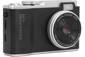 Elprico Digitalkamera, 48 MP 1080 P retro kamera, 16 x zoom förhindrar skakning, kompakt resor kamera
