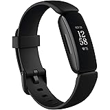 Fitbit Inspire 2 Health & Fitness Tracker with a Free 1-Year Premium Trial, 24/7 Heart Rate, Black/Black, One Size (S & L Ban