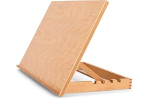 ARTISTIK A3 Drawing Board - Large Adjustable Table Top Easel | Premium Beechwood | Desktop Easel Stand | for Painting, Drawing, Craft Workstation, Display Holder and More! (A3)