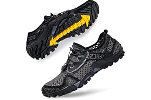 DimaiGlobal Herren Sportsandale Sommer Hiking Sandale Trekking Wanderschuhe Atmung Mesh Schuhe Draussen rutschfest Wanderstiefel