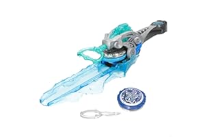 COLORBABY 48089 Infinity Nado Advanced Pack, Peonza para niños, Gold Warrior Phoenix Fénix Dorado, Lanzador de Espada, Luces Multicolor, Juegos de peonzas, Pilas Incluidas Juego de Batalla, +5