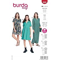 Burda 5851 – Cartamodello Abito Con Cappuccio Oversize, Taglie Forti 34-48 - 4
