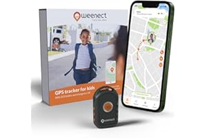 Weenect - GPS para niño | Sin límite de Distancia | 7 días de autonomía | Botón de Alerta | Teléfono de urgencia | 2G | Funciona con suscripción