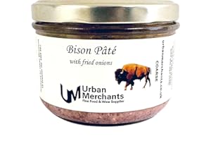 Bison Pâté With Pork, Chicken Liver, Onions From Urban Merchants®, 180g