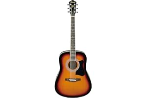 Ibanez V50NJP-VS Jampack pack guitare acoustique avec kit d'accessoires, Sunburst