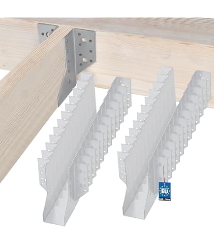 Scarpa Per Travi Interna Con CE E ETA - Fissaggio Per Legno Da Costruzione, Zincata - Foto 3