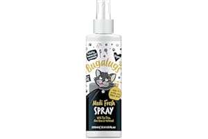 Bugalugs Cat Spray for itchy skin. Leave in spray to condition, nourish and hydrate skin and coat. Professional cat cleaning and grooming formula use alongside cat shampoo (Spray)
