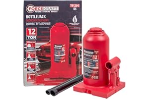 ‎FORCEKRAFT Hydraulischer Stempelwagenheber 12t 200-370mm