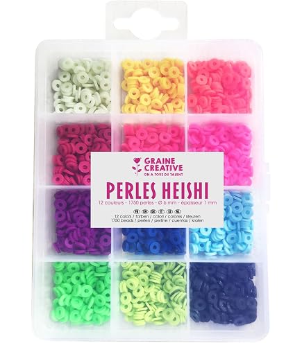 Sac De 400 Perles Heishi Multicolores – Argile Molle – Pour Création De Bijoux – Neuf