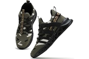 Kricely Boys Kids Trainers Boys Tennis Shoes Girls Running Walking Shoes School Gym Sports Trainers Breathable Lightweight Sneakers