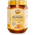 ANP BEE Raw Natural Honey 1kg I NMR Tested, Pure, Unprocessed & Unfiltered Original Honey I Supports Weight Management I 1 kg Sugar Free Honey, Plastic Bottle, Pack of 1