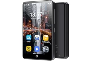 OILSKY 80GB MP3 Player with Bluetooth and WiFi, Mp3 & Mp4 Music Player with Spotify, Amazon Music, Deezer, Audible, 4.0" IPS Touch Screen Android Player with Speaker, FM Radio, Up to 512GB