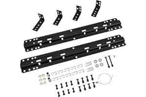 JY Performance DAC330 Fifth 5th Wheel Trailer Hitch Mount Rails and Installation Kits for Full-Size Trucks