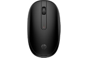 HP 240 Bluetooth Wireless Mouse with 3 Buttons/1600 DPI Red Optical Tracking/Sleek and Ambidextrous/Compatible to Windows 10, macOS, Chrome OS, 3 Years Warranty (Black)