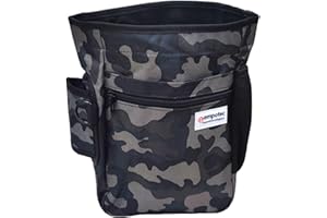 Marsupio da Cintura EMPOTEC Camouflage per Trasporto Ritrovamenti Pinpointer Coltello da Scavo per Metal Detector Sacca Borsa Porta Reperti Attezzi