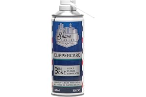 SHAVING FACTORY The Shave Factory Clipper Spray 3 in 1 Clippercare per barbieri - Lubrificazione, raffreddamento e pulizia di livello professionale per prestazioni ottimali