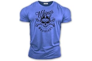 bebak Mens Gym T Shirt | Viking Warrior | Gym Clothes for Men | Arnold Bodybuilding T Shirt | Ideal for MMA Strongman Crossfit