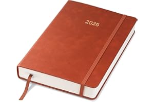 ‎WYKEHAM'S Wykeham's Executive 2026 Tagesbuch Journal – Eine Seite pro Tag – Mit deutschen Feiertagen – Mit Personalisierung erhältlich (Braun, A5)