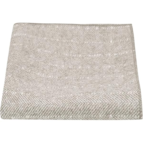 King & Priory Fazzoletto da Taschino in Velluto Color Grigio Ostrica, Pochette