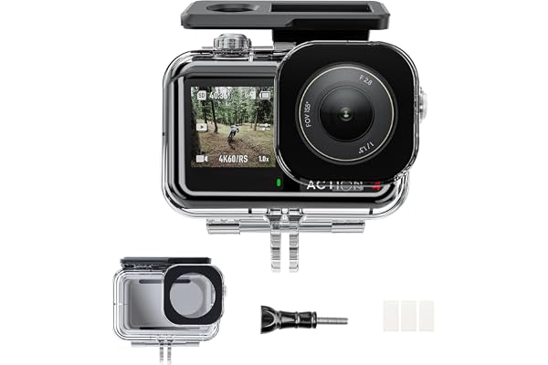 Housse étanche pour caméra Photo DJI Osmo Action 5 Pro 4 3, Boîtier sous-Marin,boîtier, Cage supporte la plongée à 45 m de Profondeur, Le Snorkeling avec Support de Fixation Rapide