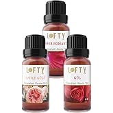 Lofty G&uuml;l, Bah&ccedil;e G&uuml;l&uuml;, Amber Doğal U&ccedil;ucu Yağ Saf Buhurdanlık Esansı Oda Kokusu Esans Buhur Yağı 10ml
