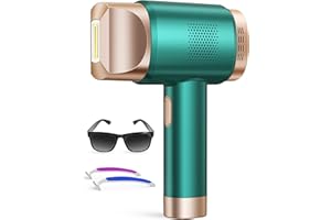 LUBEX Epilatore Luce Pulsata IPL, Display a Toccabile, 9 Livelli di Energia, 999,900 Flash, 3 Funzioni HR/SC/RA, Perfetto per Tutto il Corpo, Gambe, Braccia, Ascelle, Donne e Uomo