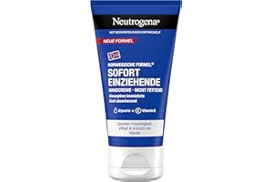 Neutrogena Natychmiastowy krem do rąk, lekki i nietłusty krem nawilżający z gliceryną + witaminą E w przypadku suchych, popękanych dłoni 75 ml