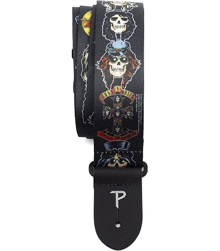 Lot De 12 Médiators Perri's Motif Guns N' Roses - Pour Guitare, Basse | Collection, Cadeau Musicien