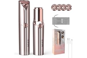 SEIHAI Facial Hair Remover for Women, Ladies Face Hair Remover, Rechargeable Facial Hair Removal Device, Facial Epilator for Women, Included 4 x Replacement Heads, Lady Shavers for Upper Lip, Chin