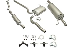 Ferroz Export Ersatz für Auspuffanlage Auspuff ab Kat VW Passat & VW Passat Variant 1.6 inkl. Montagesatz